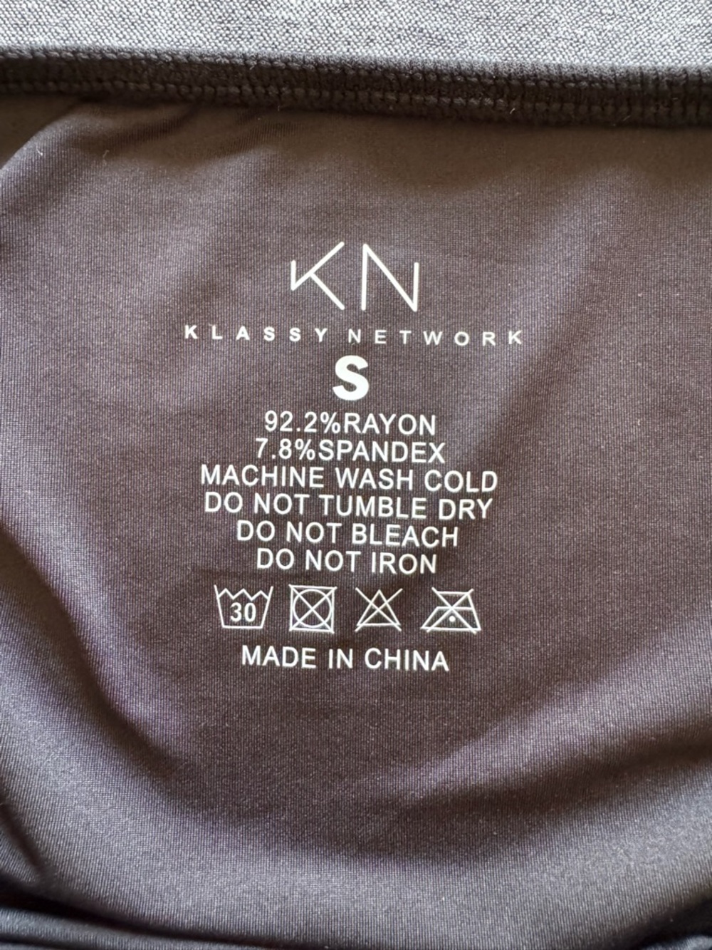 Klassy Network Black Off-Shoulder Long Sleeve Top - Picture 2 of 3
